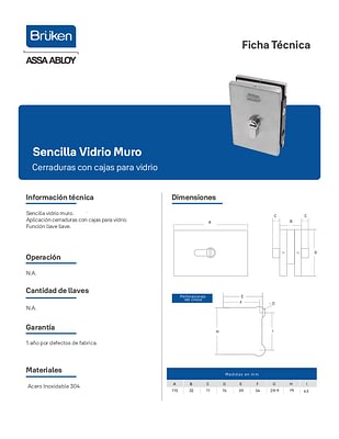 FICHA TÉCNICA BRUKEN (0004565)