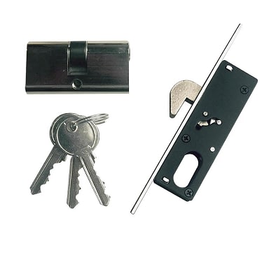 Cerradura Pico Loro Con Medio Cilindro Oval 1 Cerradura Pico Loro Con Medio Cilindro Oval