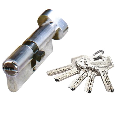 Cilindro Alta Seguridad Perfil Europeo Llave - Mariposa 60 mm (30x30)