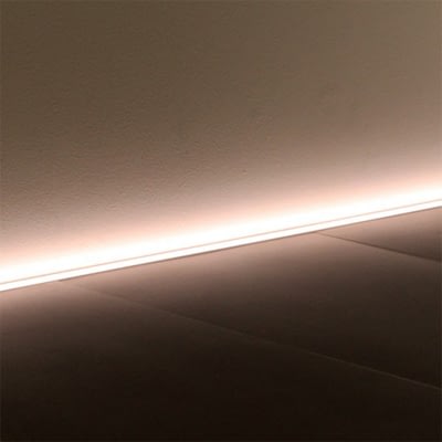 Dilatador vision para luz led 17 mm Aluminio Mate - Imagen 2