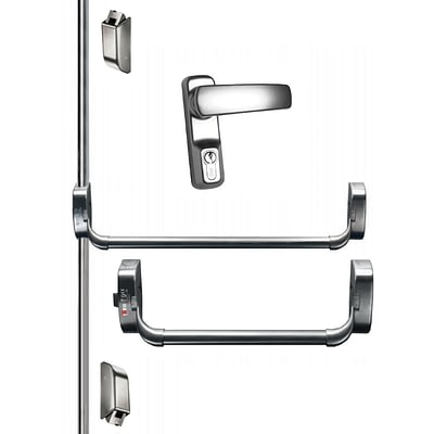 Combo-Barra-Antipanico-para-2-Puertas-en-Acero-Inoxidable