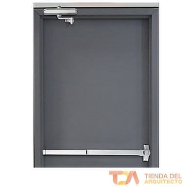 Tienda del Arquitecto 60 Puerta Metálica Cortafuego Galvanizado