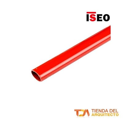 Tubo Oval Horizontal Rojo de 1130 mm