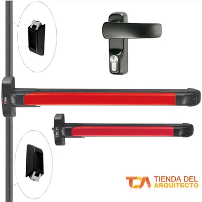 Barra Antipánico Tipo Push de 1170 mm para Puertas Dobles