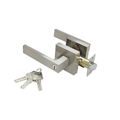 Chapa Palanca Cuadrada Tubular Baño
