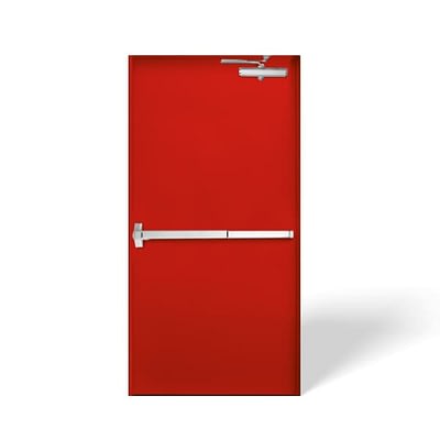 Puerta Cortafuego Galvanizado Barra Antipánico Tampa