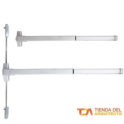 Barra Antipánico Doble en Acero Inoxidable