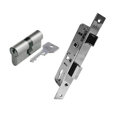 Cerradura Tradicional Perfil Angosto de Embutir 45mm