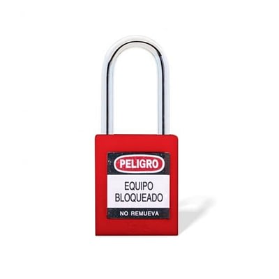 Candado Gancho Metálico Rojo