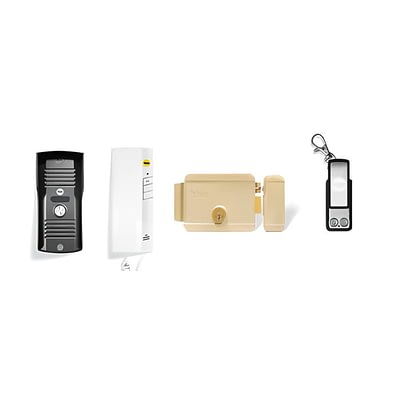 Kit 1Citofono Cerradura Electrica Der cr
