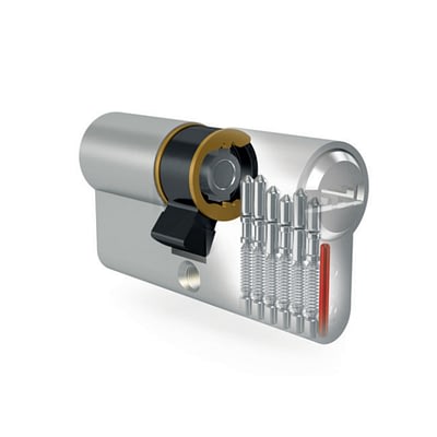Doble Cilindro Cromo R6-4050CR 90 mm