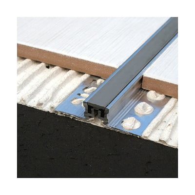 Junta De Movimiento Optimax Aluminio 10 mm x 10 mm x 2,5 m Gris Oscuro