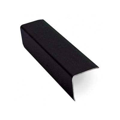 Ángulo Autoadhesivo Acero Inox 30 mm x 30 mm x 2,5 m Negro Mate
