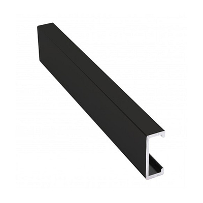 Dilatador Plano Aluminio 20 mm x 2,5 m Negro Mate