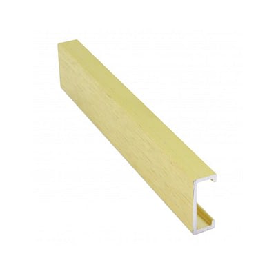 Dilatador Plano Aluminio 20 mm x 2,5 m Latón Cepillado
