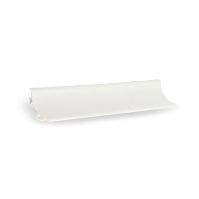 Mediacaña De Sobreponer En PVC 2,5 m Blanco