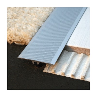 Rampa Plana Con Clips Pivotante Aluminio 1,85 m - Plata Mate