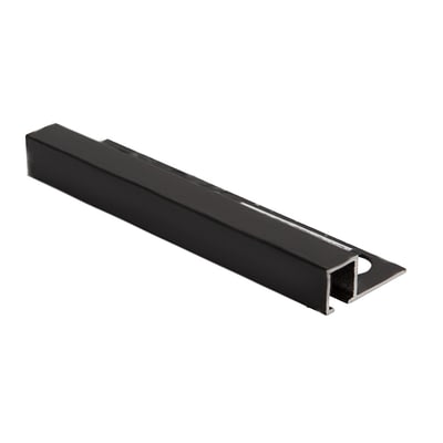 Win Cuadrado Aluminio 10 mm x 2,5 m Negro Mate