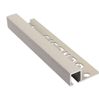 Win Cuadrado Aluminio 12 mm x 2,5 m Piedra Beige