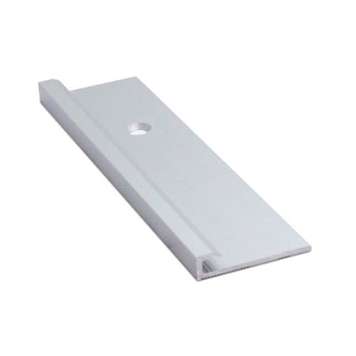 Perfil Remate U En Aluminio 5 mm x 2,7 m - Plata Mate
