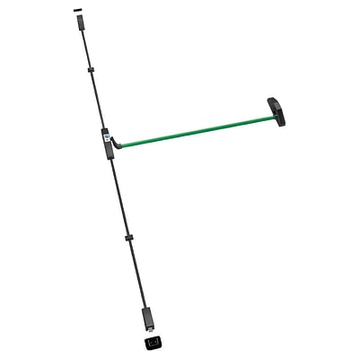 Barra Antipánico universal Dos Puntos de Empuje Tubular Verde
