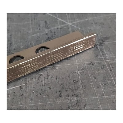 Win Recto Aluminio 12 mm x 2,5 m Cobre Cepillado
