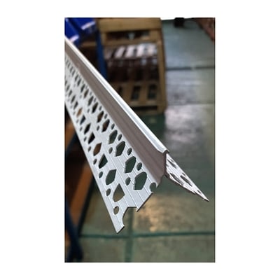 Ángulo Plaster Refuerzo De Pañete 15 mm x 15 mm x 3,0 m - Blanco