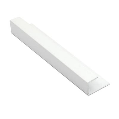 Perfil Remate "U" Aluminio 11.5MM X 2.4M Blanco