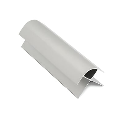 Perfil Esquina Doble «U» Aluminio 11.5MM X 2.4M Plata Mate