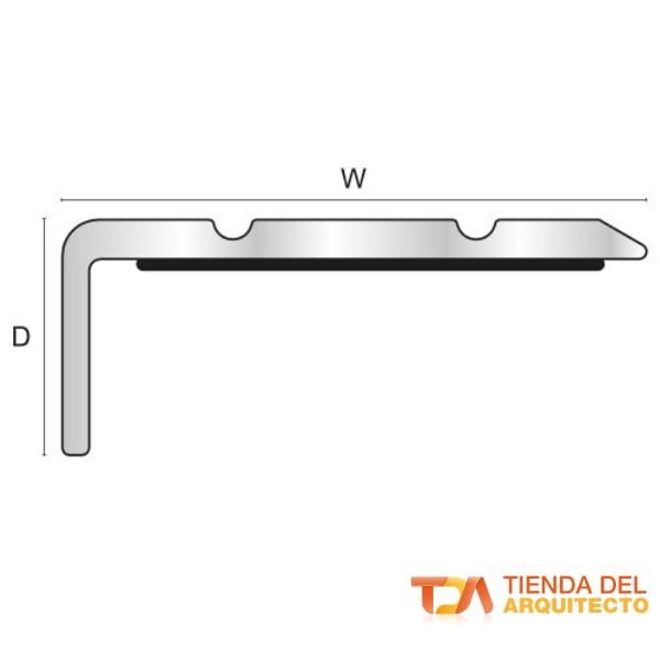 Nariz Autoadherible en Aluminio - Imagen 2