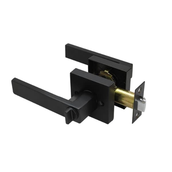 Chapa Palanca Cuadrada Tubular Alcoba Negra