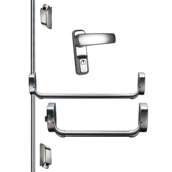 Combo-Barra-Antipanico-para-2-Puertas-en-Acero-Inoxidable
