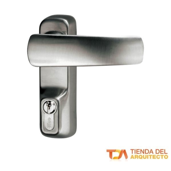 Manija en Acero Inoxidable con Llave
