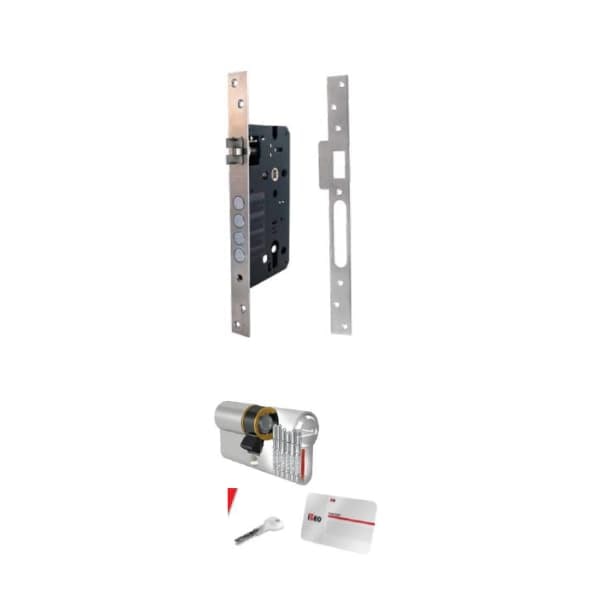 Cerradura de 4 Bulones + Cilindro