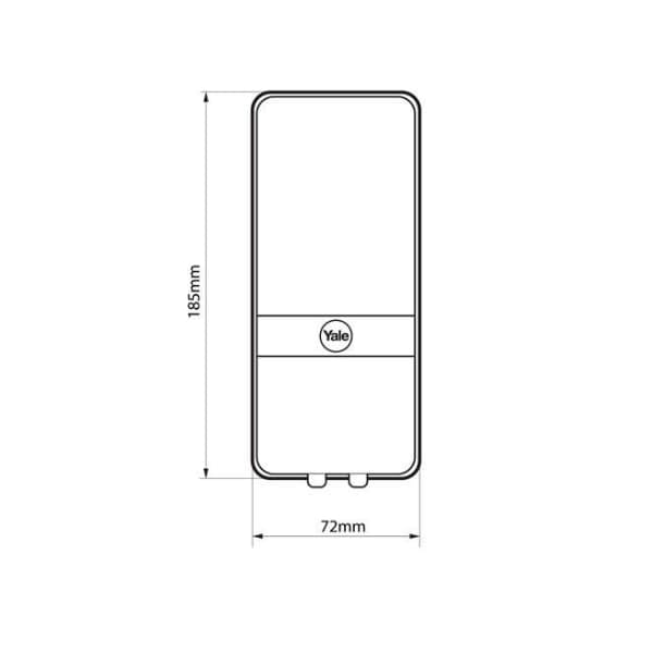 Cerradura Digital para Puertas de Vidrio YDG 313 3 Cerradura Digital para Puertas de Vidrio YDG 313 - Imagen 3