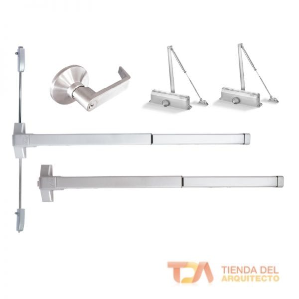 Combo Doble Barra Antipánico 2 Puntos 3005