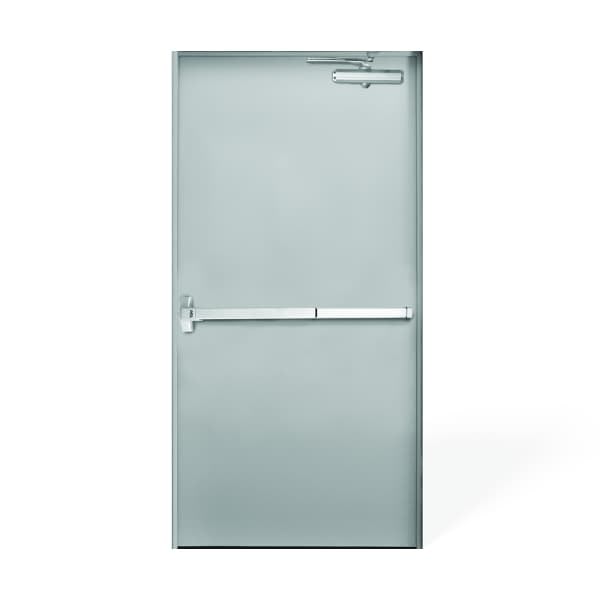 Puerta Cortafuego Metálica Certificada (RF90/RF180) con Barra Antipanico 1 Puerta Cortafuego Metálica Certificada (RF90/RF180) con Barra Antipanico