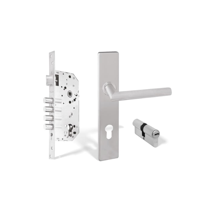 Combo 4 Bulones Milan Placa Cuadrada Cil 62 LL LL