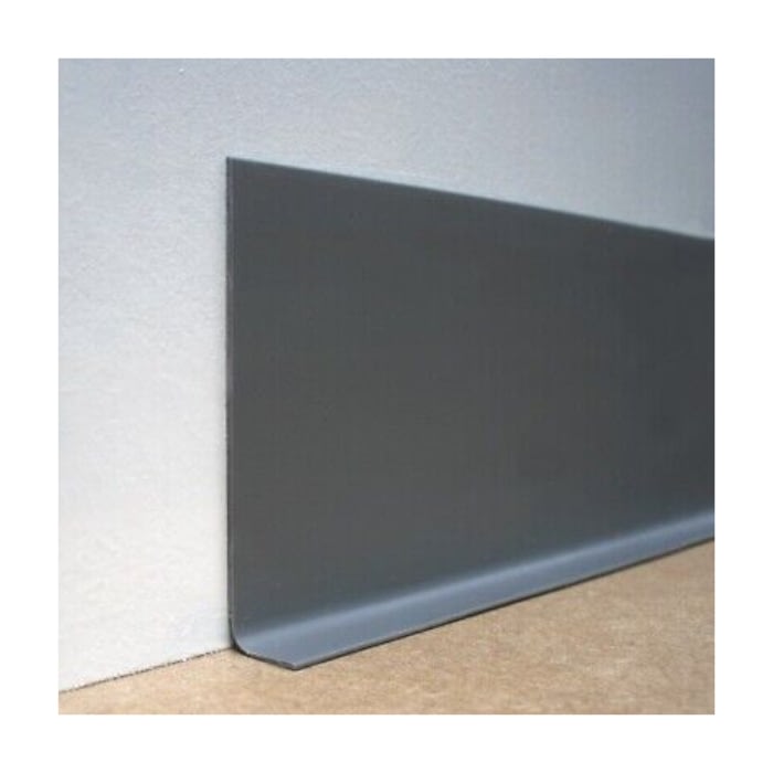 Guardaescoba Flexible PVC 150 mm x 2 m Gris Delfín