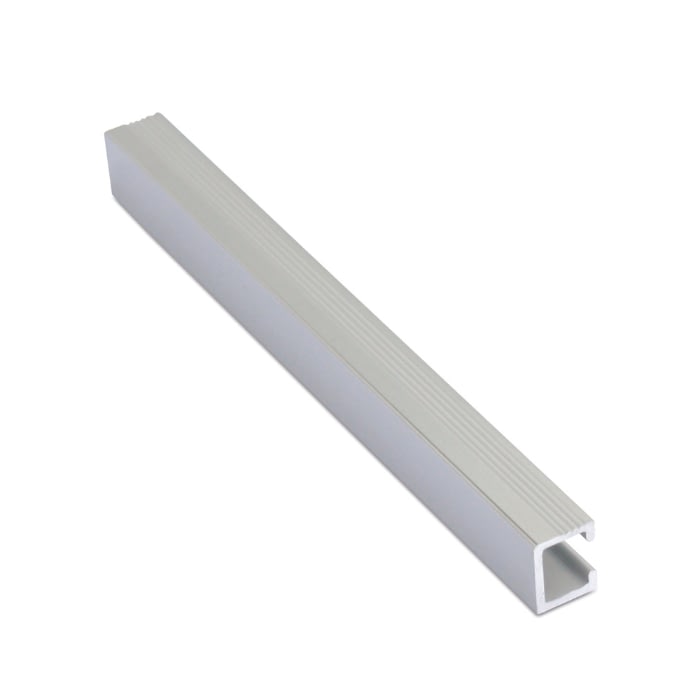 Dilatador Plano Aluminio 10 mm x 2,5 m Plata Brillante 2 Dilatador Plano Aluminio 10 mm x 2,5 m Plata Brillante - Imagen 2