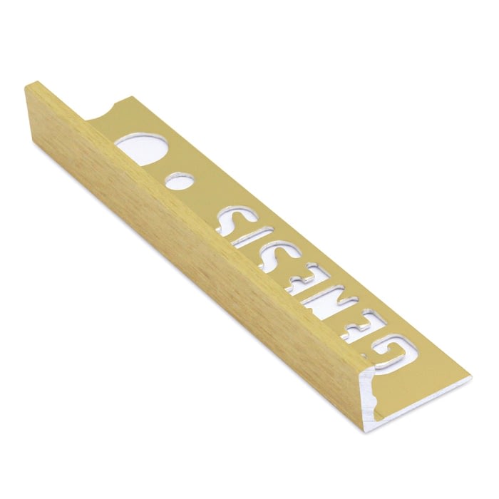 Win Recto Aluminio 10 mm x 2,5 m Latón Cepillado 1 Win Recto Aluminio 10 mm x 2,5 m Latón Cepillado