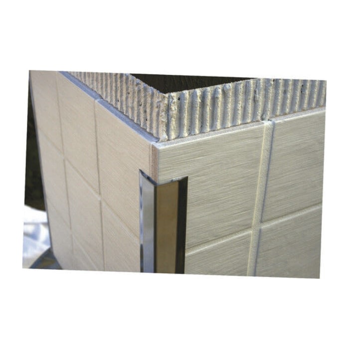 Ángulo Autoadhesivo Acero Inox 15 mm x 15 mm x 2,5 m Pulido 1 Ángulo Autoadhesivo Acero Inox 15 mm x 15 mm x 2,5 m Pulido