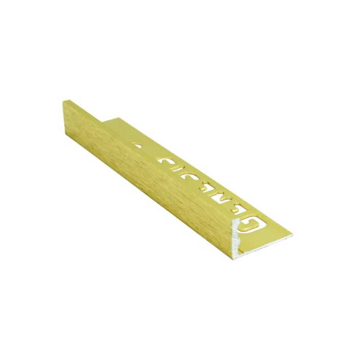 Win Recto Aluminio 12 mm x 2,5 m Latón Cepillado