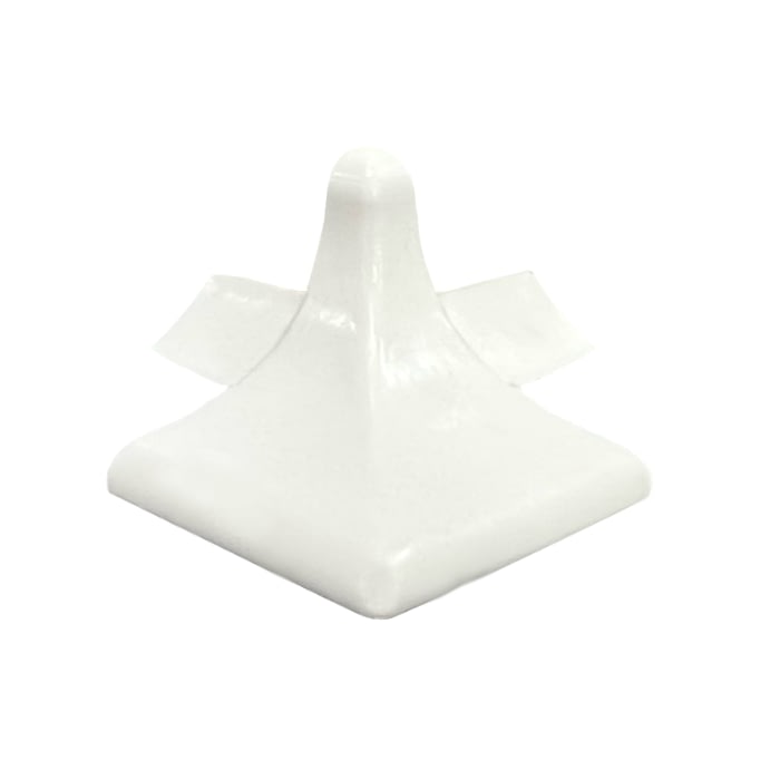 Esquinero Externo 2 Vías Para Srp Blanco Paquete De Cinco