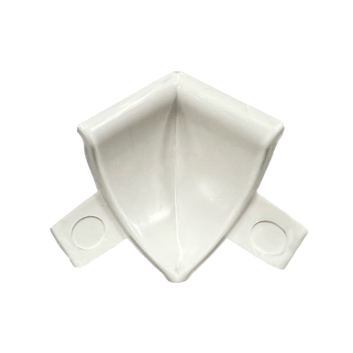 Esquinero Interno 2 Vías Para Srp Blanco Paquete De Cinco