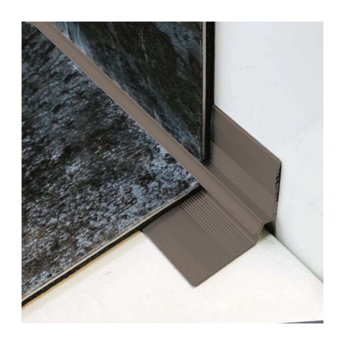 Esquinero Interno En Aluminio 3 mm x 2,7 m - Bronce