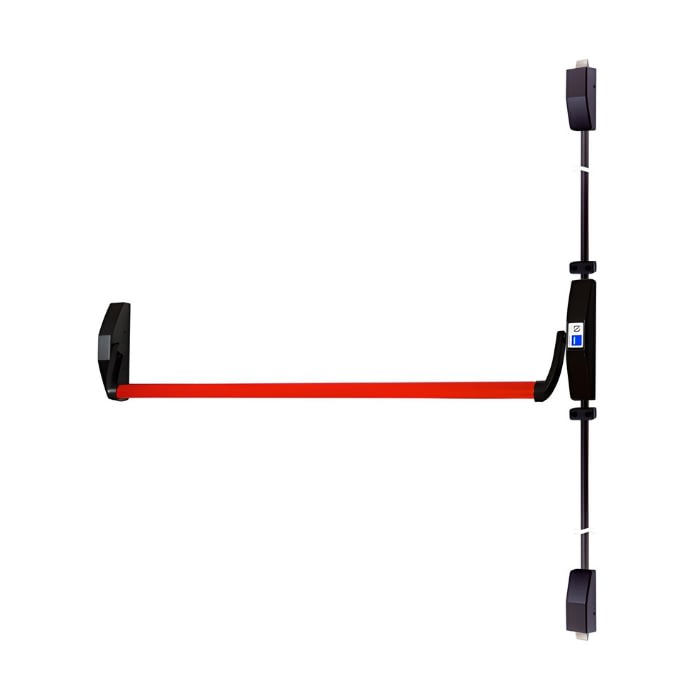 Barra Antipanónico Universal Dos Puntos De Empuje Tubular Roja 1 Barra Antipanónico Universal Dos Puntos De Empuje Tubular Roja