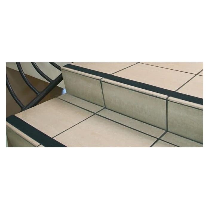 Rollo Cinta De Seguridad En Carborundum 25 mm x 18,3 m Negro
