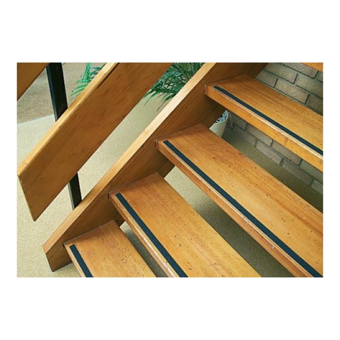Rollo Cinta De Seguridad En Carborundum 42 mm x 18,3 m Negro