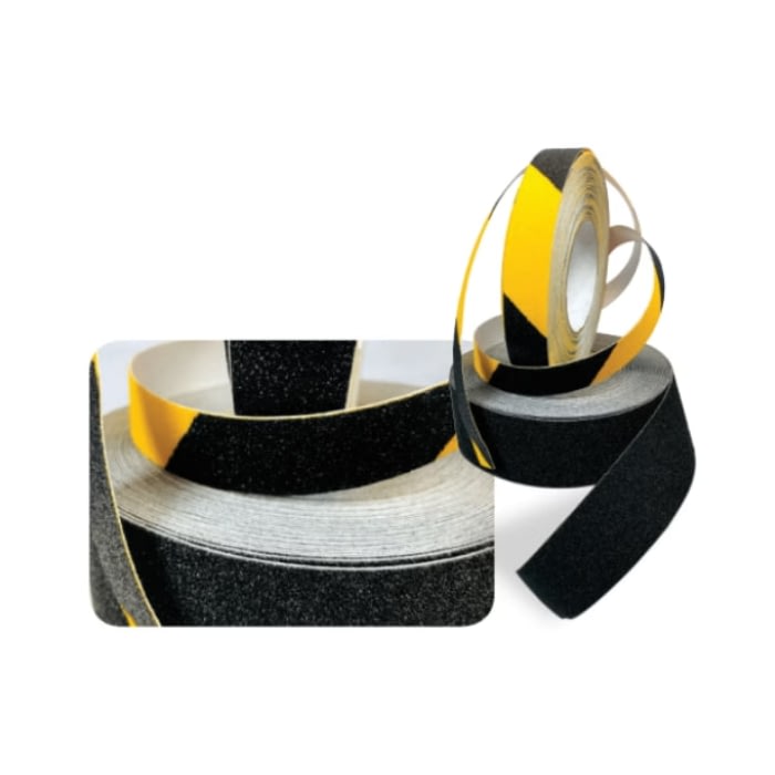 Rollo Cinta De Seguridad En Carborundum 50 mm x 18,3 m Peligro 1 Rollo Cinta De Seguridad En Carborundum 50 mm x 18,3 m Peligro